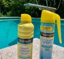 Neutrogena aerosol sunscreens